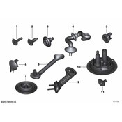 BMW Grommet Trunk Lid Left - Genuine BMW 61136957055