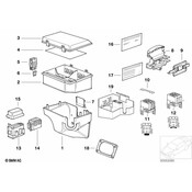 BMW Stick-On Label In Fuse Box (English) - Genuine BMW 61138354064
