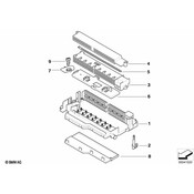 BMW Cover Fuse Box - Genuine BMW 61138364540