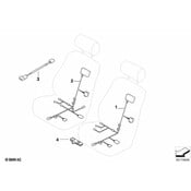 BMW Cable Holder - Genuine BMW 61138365543