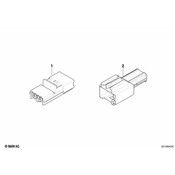 BMW Pin Terminal (4 Pol) - Genuine BMW 61138377143