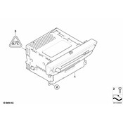 BMW Envelope F Optical Waveguide (2Pol -Grey) - Genuine BMW 61138387216