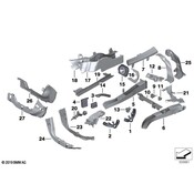 BMW Cable Channel Engine Support Rear - Genuine BMW 61139275601