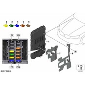 BMW Fuse Box Bracket - Genuine BMW 61139357553