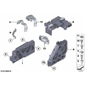 BMW B+ Distributor Rear - Genuine BMW 61149251119