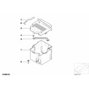 Mini Battery Hold Down - Genuine Mini 61216918718