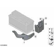 BMW Battery Crashpad - Genuine BMW 61217607454