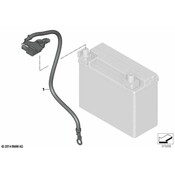 BMW Negative Battery Cable With IBS - Genuine BMW 61219322902