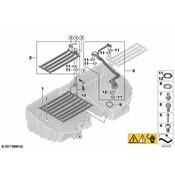 BMW Hybrid Inverter Coolant Line - Genuine BMW 61278632534