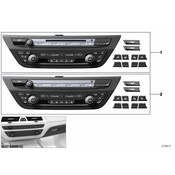 BMW HVAC Temperature Control Panel - Genuine BMW 61315A4A4E5