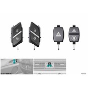 BMW Button Central Locking System Left - Genuine BMW 61316801351
