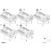 BMW Headlight Switch - Genuine BMW 61316911647