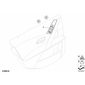 BMW Door Window Switch Panel - Genuine BMW 61316951920