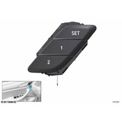 BMW Seat Memory Switch - Genuine BMW 61317937970