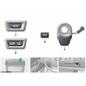 BMW Rear-Window Button - Genuine BMW 61317944975
