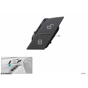 BMW Door Lock Switch - Genuine BMW 61317950562
