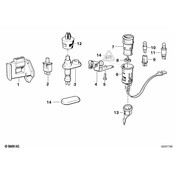BMW Switch Engine Room Light - Genuine BMW 61318360875
