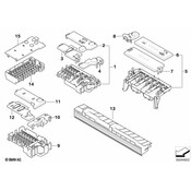 BMW Cover Fuse Box - Genuine BMW 61318367254