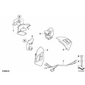 BMW Rocker-Type Shift Lever Right - Genuine BMW 61319116317