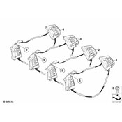 BMW Switch Multifunct. Steering Wheel - Genuine BMW 61319125343