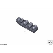 BMW Door Window Switch - Genuine BMW 61319196682