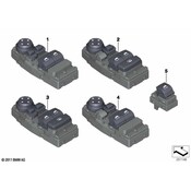 BMW Door Window Switch - Genuine BMW 61319209653