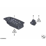 BMW Door Window Switch - Genuine BMW 61319216048
