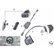 BMW Switch Multifunct.Steering Wheel Sport - Genuine BMW 61319230229