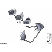 BMW Switch Multifunct. Steering Wheel - Genuine BMW 61319239900