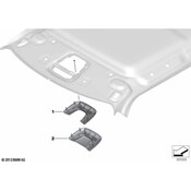 Mini Roof Bezel - Genuine Mini 61319291861
