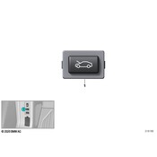 BMW Switch Engine Compartment Lid Release - Genuine BMW 61319312899