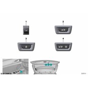 BMW Switch Trunk Lid - Genuine BMW 61319318704