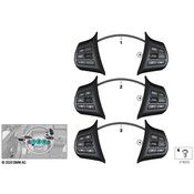BMW Switch Multifunct.Steering Wheel Sport - Genuine BMW 61319324277