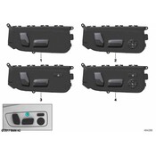 BMW Seat Switch Panel - Genuine BMW 61319390112