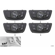 BMW Headlight Switch - Genuine BMW 61319472976