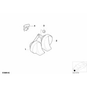 BMW Horn Low Pitch - Genuine BMW 61337163976