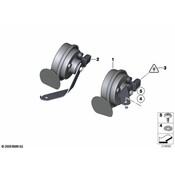 BMW Accessory Horn - Genuine BMW 61337293828