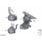 BMW OE Replacement Horn - Genuine BMW 61337400703