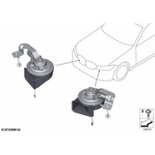 BMW OE Replacement Horn - Genuine BMW 61337492206