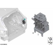 BMW Device Holder Luggage Compartment - Genuine BMW 61359296975
