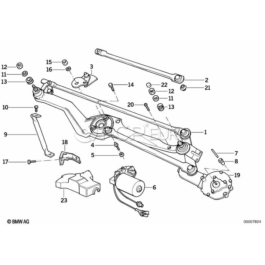 BMW Motor Crank Arm - Genuine BMW 61611383013 | FCP Euro