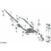 BMW Windshield Wiper Arm - Genuine BMW 61617314524