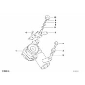 BMW Hex Nut - Genuine BMW 61627066415