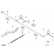 BMW Wiring Duct Bonnet Hinge - Genuine BMW 61667046387