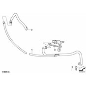 BMW Hose Left - Genuine BMW 61667179444