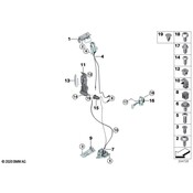 BMW Clip Bowden Cable - Genuine BMW 61667199367