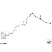 BMW Hose Line Windscreen Washer System - Genuine BMW 61667310767