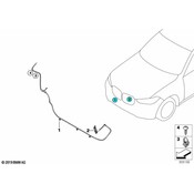 BMW Windshield Washer Hose - Genuine BMW 61667434866