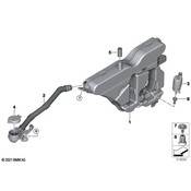 BMW Washer Fluid Reservoir Filler Pipe - Genuine BMW 61669883242