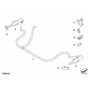 BMW Cover Spray Nozzle Primed Right - Genuine BMW 61677211210
